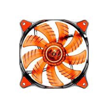 VENTOLA X CABINET COUGAR 3512025.009R CFD 12HB 120x120x25mm LED ROSSO 1200rpm