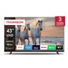 TV THOMSON 43" FRAME LESS 43UA5S13W SMART-TV 4K ANDROID 11 DVB-T2/S2 UHD 3840x2160 WHITE CI+ SLOT 4xHDMI 2xUSB Vesa