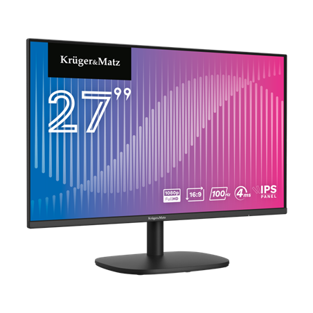 Kruger& Matz KM0199-M27 LED display 68 6 cm (27 ) 1920 x 1200 px Czarny
