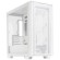 CASE M.TOWER ASUS GAMING A21 USB3.0, PANNELLO NASCONDI CAVI (COMP. CON MB BTF), SIDE PANNEL TRASP - BIANCO