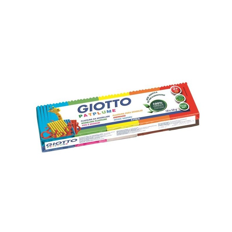 Image of Giotto Patplume Argilla da modellazione 50 g Multicolore 10 pz