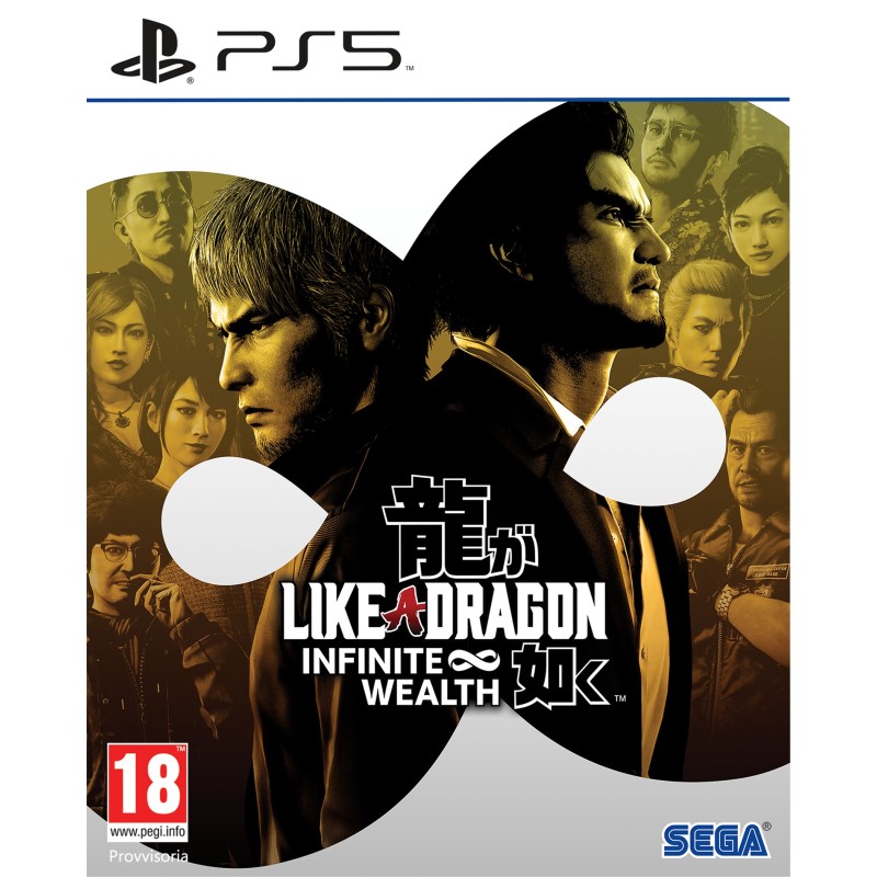 SEGA Like a Dragon: Infinite Wealth Standard Cinese semplificato, Inglese, Giapponese PlayStation 5