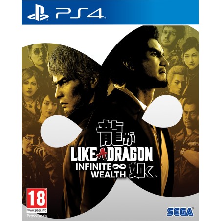 SEGA Like a Dragon  Infinite Wealth Standaard Engels, Vereenvoudigd Chinees, Japans PlayStation 4