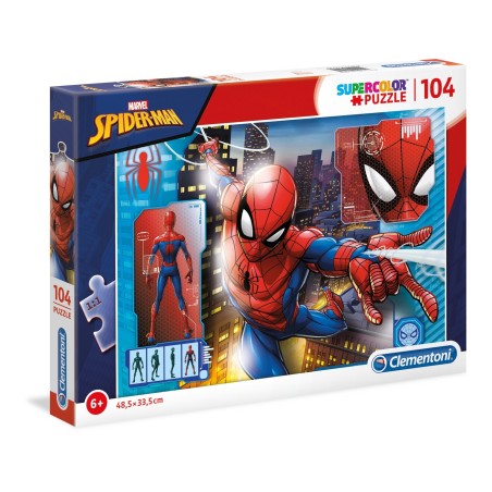 Clementoni Spider-Man Jeu de puzzle 104 pièce(s) Dessins animés