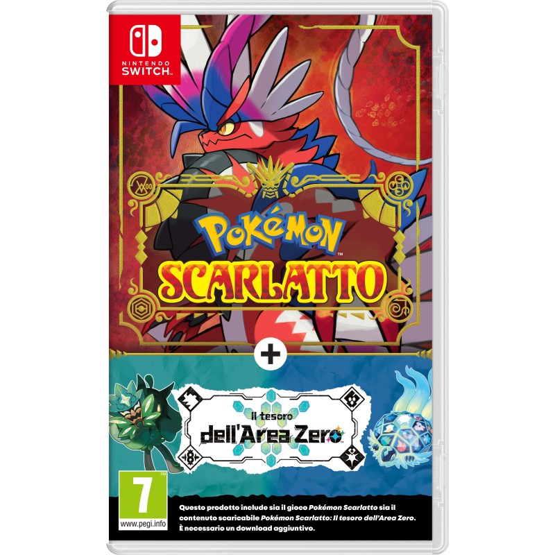Image of Nintendo Pokémon Scarlatto + pack espansione Il Tesoro dell’Area Zero