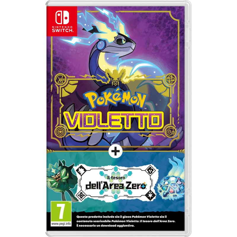 Image of Nintendo Pokémon Violetto + pack espansione Il Tesoro dell’Area Zero