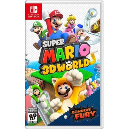 Nintendo Super Mario 3D World + Bowser’s Fury Normal+Add-on Inglês, Italiano Nintendo Switch