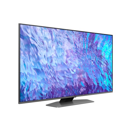 Samsung Series 8 TV QE50Q80CATXZT QLED 4K, Smart TV 50" Processore Neural Quantum 4K, Dolby Atmos e OTS Lite, Carbon Silver 2023