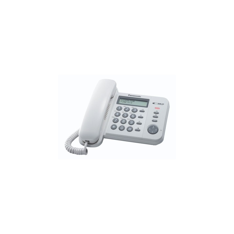 Image of Panasonic KX-TS560EX1W telefono Telefono analogico Identificatore di chiamata Bianco