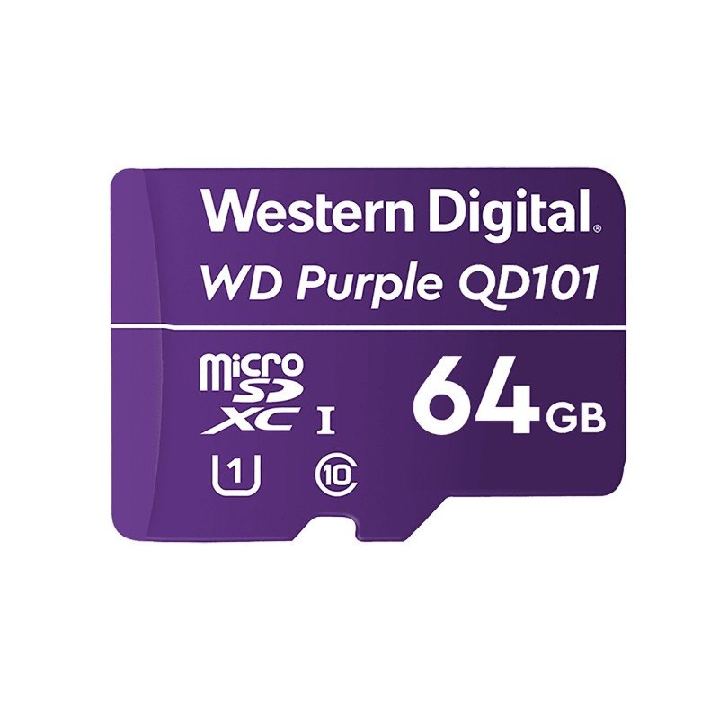 Image of Western Digital WD Purple SC QD101 64 GB MicroSDXC Classe 10
