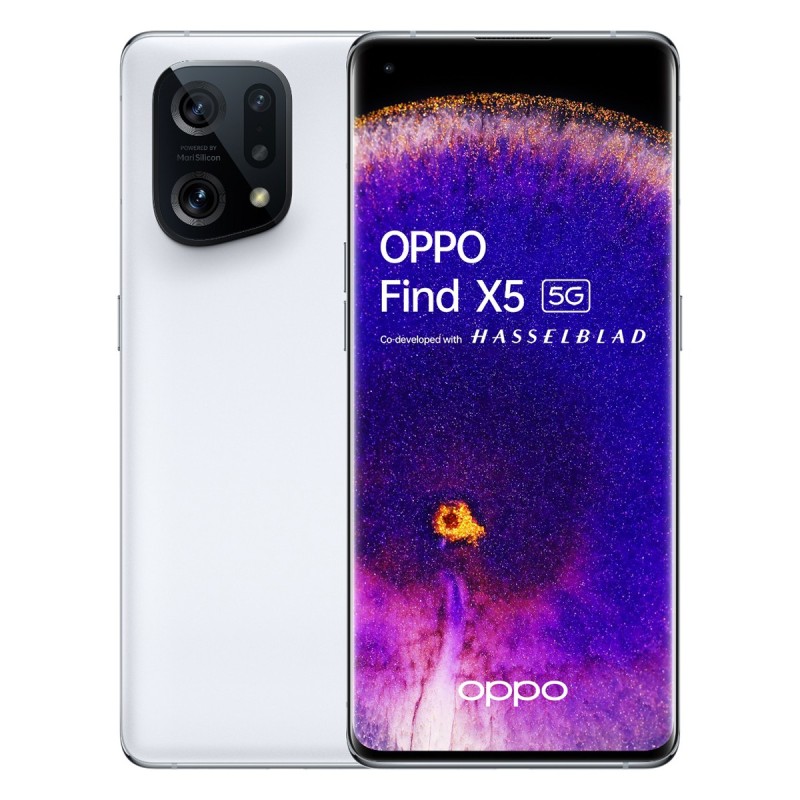 Image of OPPO Find X5 16,6 cm (6.55") Doppia SIM Android 12 5G USB tipo-C 8 GB 256 GB 4800 mAh Bianco