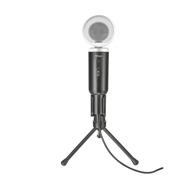 Image of Trust 21672 microfono Nero Microfono per PC