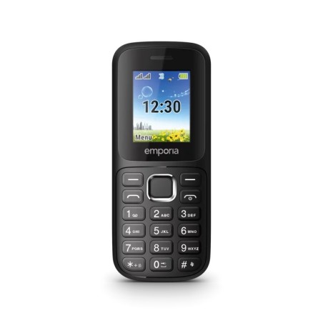 Emporia FN313_001 telemóvel 4,5 cm (1.77") 64 g Preto Telefone para idosos