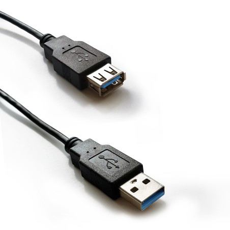 Atlantis Land P019-UB3-AAMF-2 cavo USB 2 m USB 3.2 Gen 1 (3.1 Gen 1) USB A Nero