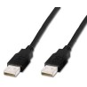 Digitus 1m USB 2.0 cavo USB USB A Nero