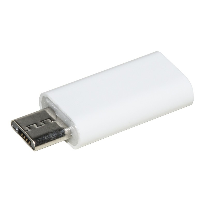 Image of Link Accessori LKADAT113 adattatore per inversione del genere dei cavi USB Type-C Micro-USB B Bianco