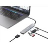 Equip 133494 replicatore di porte e docking station per laptop Cablato USB 3.2 Gen 1 (3.1 Gen 1) Type-C Argento