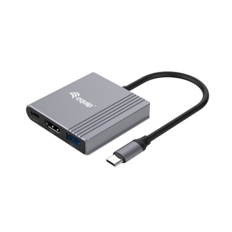 Equip 133488 adattatore grafico USB 3840 x 2160 Pixel Nero, Grigio