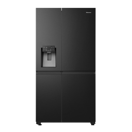 Hisense RS818N4TFE frigo américain Pose libre 632 L E Noir