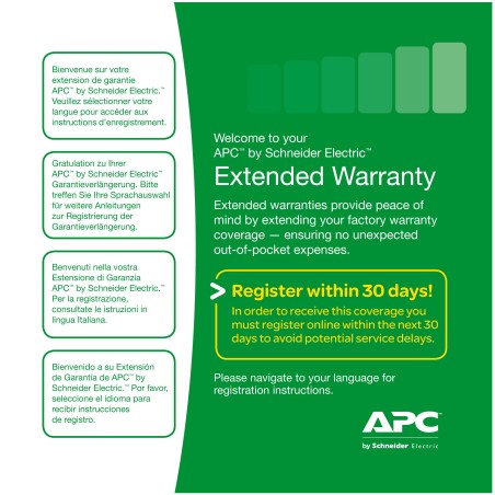 APC WBEXTWAR1YR-AC-03 extension de garantie et support