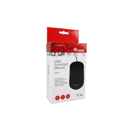 Equip 245114 mouse Ambidestro USB tipo A Ottico 1600 DPI