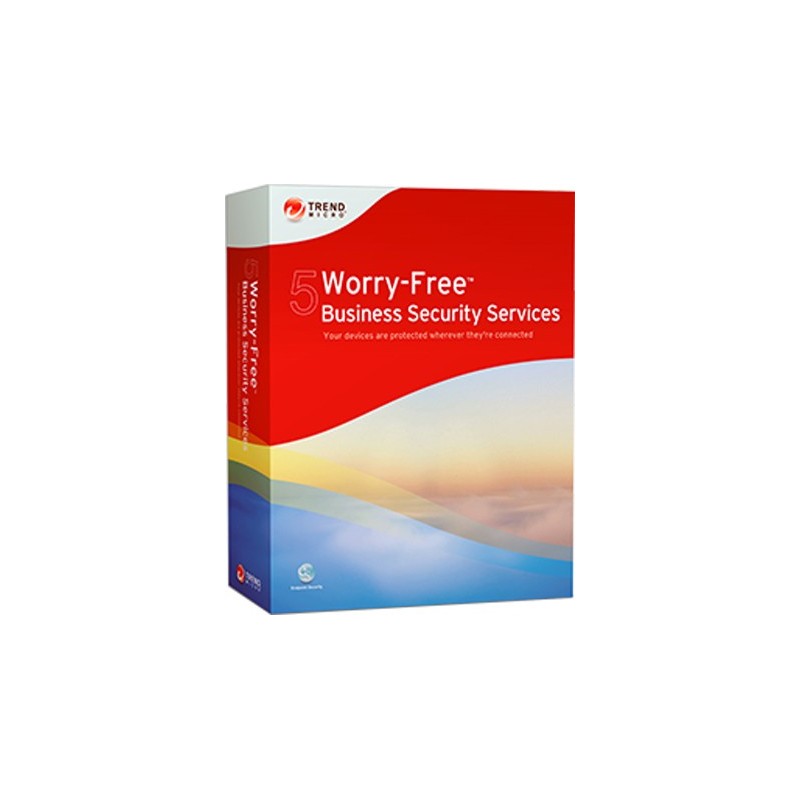 Image of Trend Micro Worry-Free Business Security Services 5, RNW, 2-5u, 1Y, ML Rinnovo Multilingua 1 anno/i
