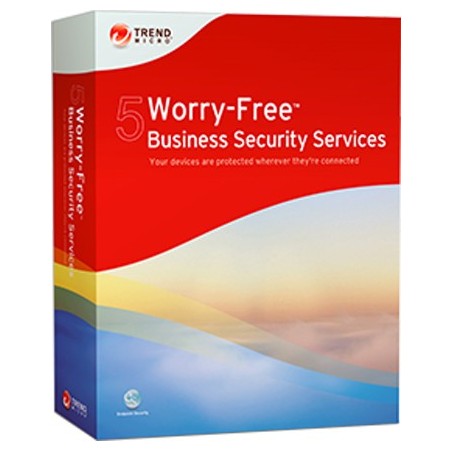 Trend Micro Worry-Free Business Security Services 5, RNW, 2-5u, 1Y, ML Rinnovo Multilingua 1 anno i