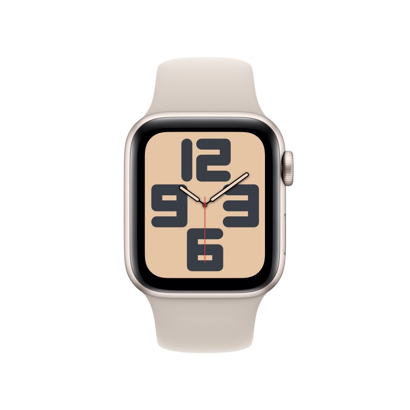 Image of Apple Watch SE OLED 40 mm Digitale 324 x 394 Pixel Touch screen Beige Wi-Fi GPS (satellitare)