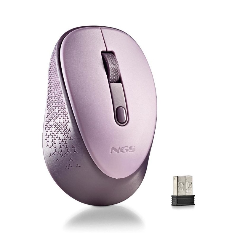 Image of NGS DEW LILAC mouse Ambidestro RF Wireless Ottico 1600 DPI