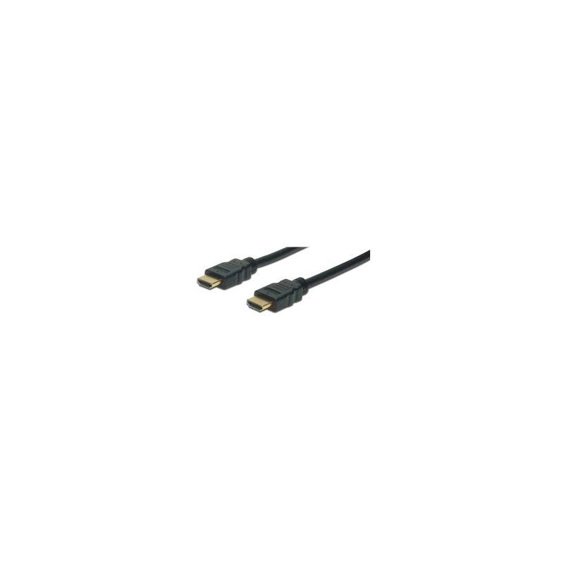 Image of Digitus DK-330107-100-S cavo HDMI 10 m HDMI tipo A (Standard) Nero, Oro