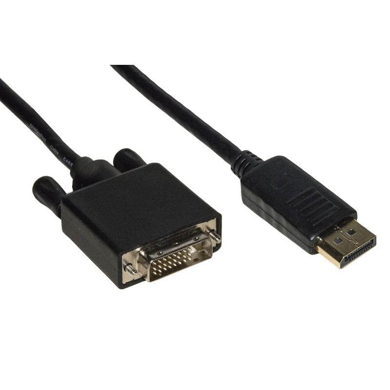 Image of Link Accessori LKCDPDVI20 cavo e adattatore video 2 m DisplayPort DVI-D Nero