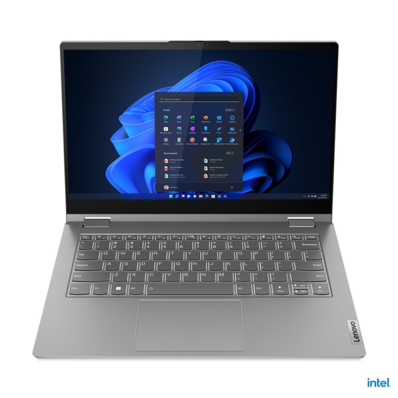 Image of Lenovo ThinkBook 14s Yoga Intel® Core™ i5 i5-1335U Ibrido (2 in 1) 35,6 cm (14") Touch screen Full HD 8 GB DDR4-SDRAM 512 GB