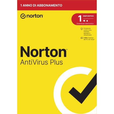 NortonLifeLock Norton AntiVirus Plus Antivirusbeveiliging 1 licentie(s) 1 jaar