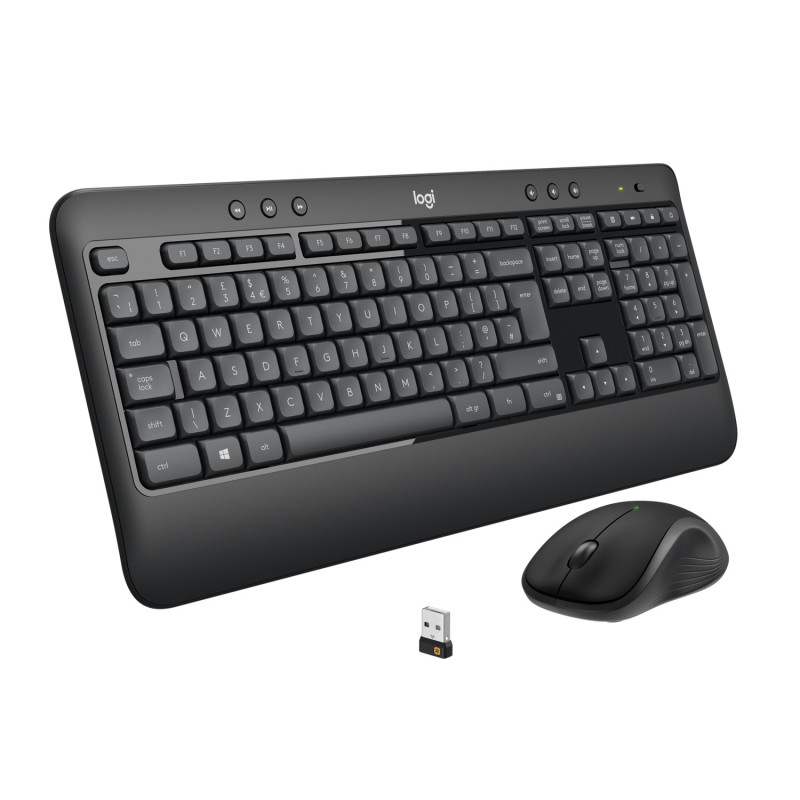 Image of Logitech MK540 Advanced Combo Tastiera e Mouse Wireless per Windows, Ricevitore USB Unifying 2,4 GHz, Tasti di Scelta Rapida