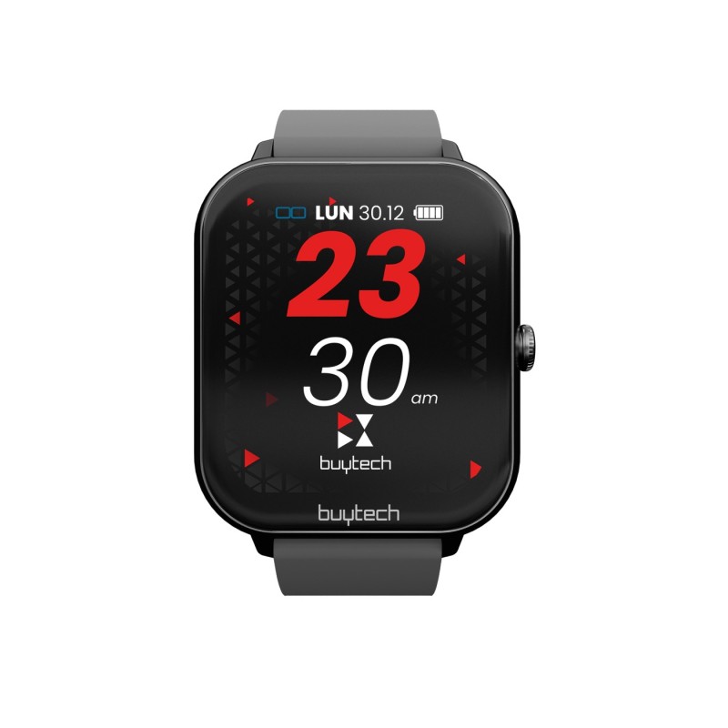 Image of Techmade BY-ALFA-BK smartwatch e orologio sportivo 4,65 cm (1.83") Digitale Touch screen Grigio