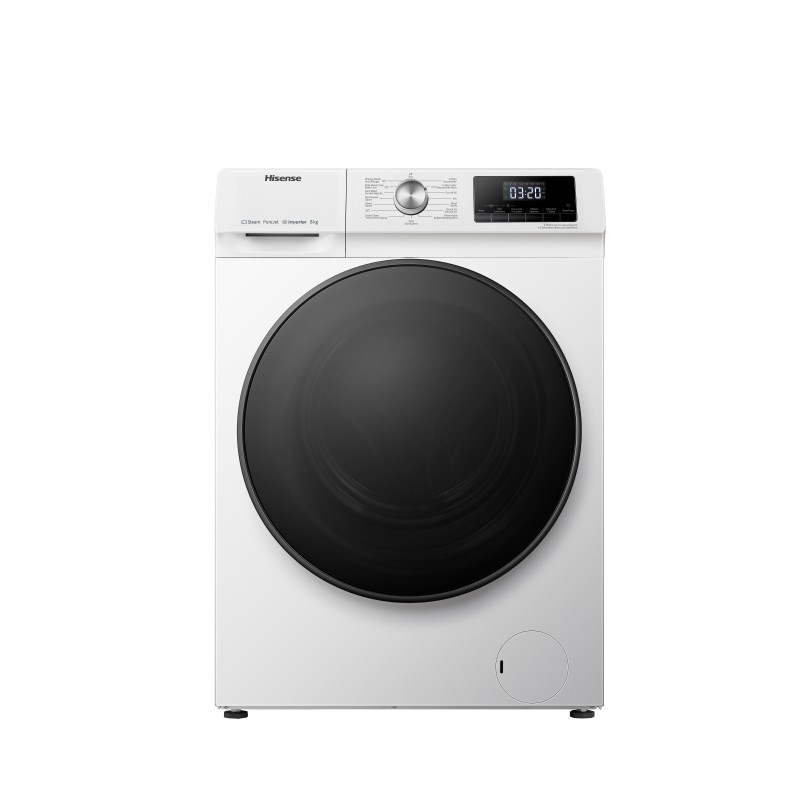 Image of Hisense WFQA8014EVJM lavatrice Caricamento frontale 8 kg 1400 Giri/min Bianco