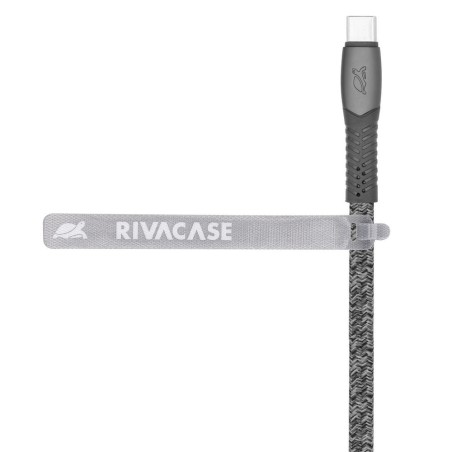 Rivacase PS6105 GR12 USB Kabel 1,2 m USB 2.0 USB C Grau