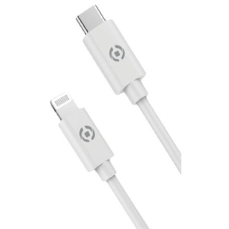 Celly PCUSBCLIGHTWH cable de conector Lightning 1 m Blanco