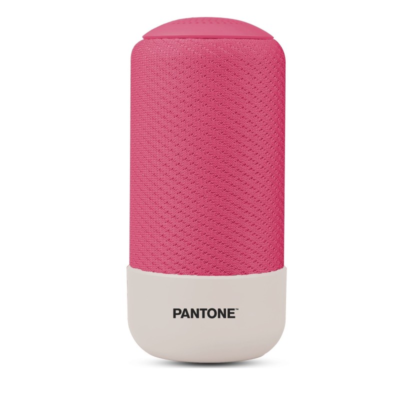 Image of Pantone PT-BS001P altoparlante portatile e per feste Rosa, Bianco 5 W