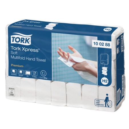 Tork Premium Toalla entredoblada Grande Suave