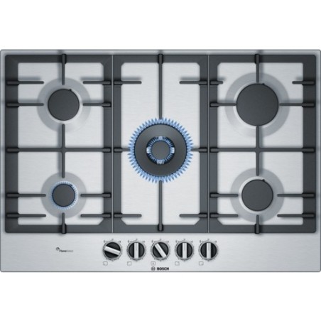 Bosch Serie 6 PCQ7A5B90 kookplaat Roestvrijstaal Ingebouwd Gaskookplaat 5 zone(s)