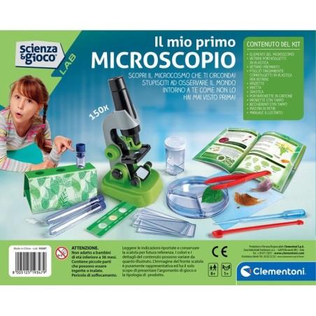 Clementoni Science & Play Il Mio Primo Microscopio