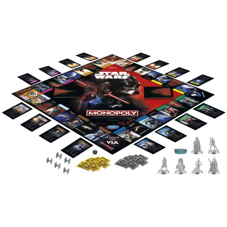 Monopoly Star Wars Jogo de tabuleiro Simulação económica