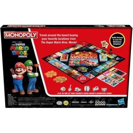 Monopoly The Super Mario Bros. Movie Brettspiel Wirtschaftliche Simulation