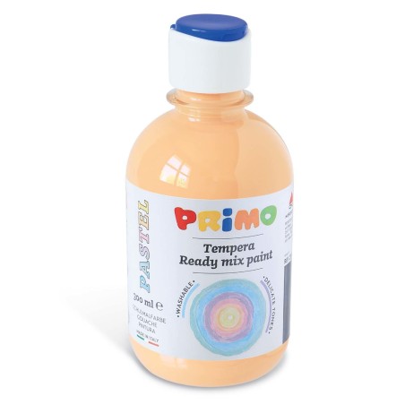 Primo - Plakkaatverf pastel in fles, abrikoos 334, 300 ml
