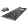 DELL KM7321W teclado Rato incluído RF Wireless + Bluetooth QWERTY Italiano Cinzento, Titânio