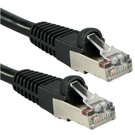 Lindy 47176 câble de réseau Noir 0,5 m Cat6 S FTP (S-STP)