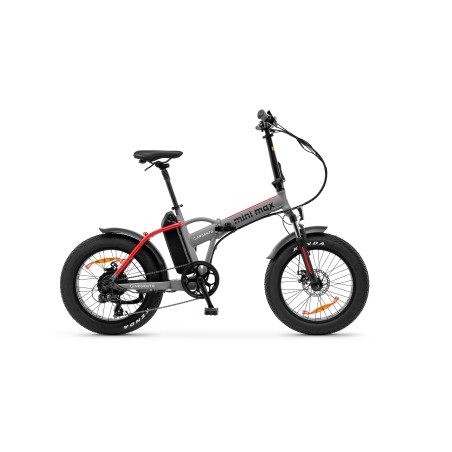 Argento e-Mobility Mini Max Grau, Rot Aluminium Universalgröße 50,8 cm (20") 26 kg Lithium-Ion (Li-Ion)