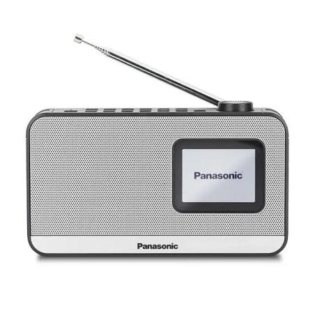 Panasonic RF-D15 Tragbar Digital Schwarz, Silber