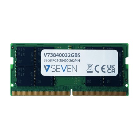 V7 V73840032GBS módulo de memória 32 GB 1 x 32 GB DDR5 4800 MHz